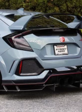 Street Aero Rear Diffuser Honda Civic Type-R 2017-2023                                     - s-rda-hon-03-e1 - Image 2