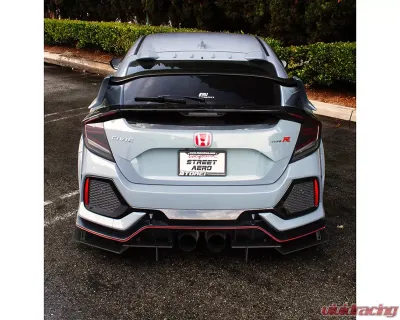 Street Aero Rear Diffuser Honda Civic Type-R 2017-2023 - s-rda-hon-03-e1