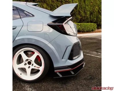 Street Aero Rear Diffuser Honda Civic Type-R 2017-2023 - s-rda-hon-03-e1