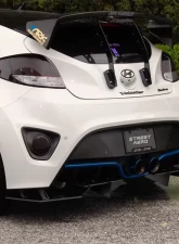 Street Aero Rear Diffuser Hyundai Veloster Turbo 2012-2017                                     - s-rda-hyn-02-e1 - Image 2