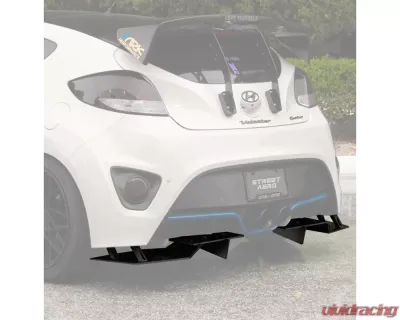 Street Aero Rear Diffuser Hyundai Veloster Turbo 2012-2017 - s-rda-hyn-02-e1