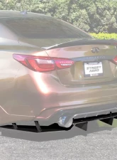 Street Aero Rear Diffuser Infiniti Q50 2018-2022                                     - s-rda-inf-07-e1 - Image 4