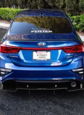 Street Aero Rear Diffuser Kia Forte GT-Line 2020-2022                                     - s-rda-kia-03-e1 - Image 3
