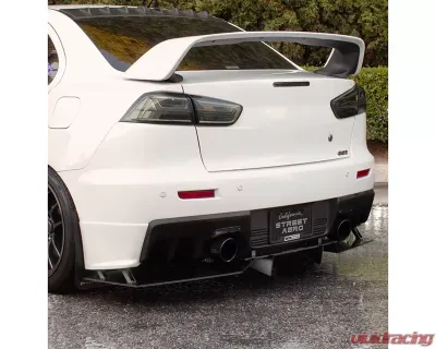 Street Aero Rear Diffuser Mitsubishi Lancer EVO GSR 2008-2017 - s-rda-mit-01-e1