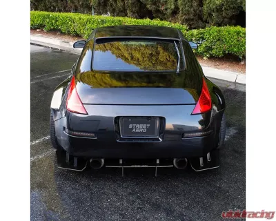 Street Aero Rear Diffuser Nissan 350Z 2003-2009 - s-rda-nis-12-e1