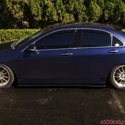 Street Aero Cross Faded Side Skirt Splitter Set Acura TSX 2004-2008 - s-ssa-acu-003-cf-s74