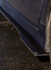 Street Aero Cross Faded Side Skirt Splitter Set Acura TSX 2004-2008                                     - s-ssa-acu-003-cf-s74 - Image 11