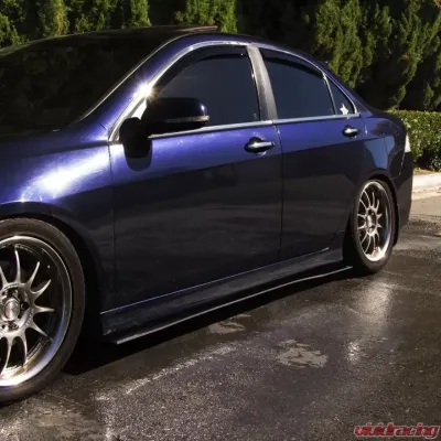 Street Aero Cross Faded Side Skirt Splitter Set Acura TSX 2004-2008 - s-ssa-acu-003-cf-s74
