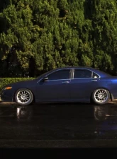 Street Aero Cross Faded Side Skirt Splitter Set Acura TSX 2004-2008                                     - s-ssa-acu-003-cf-s74 - Image 8