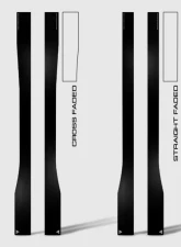 Street Aero Cross Faded Side Skirt Splitter Set Audi A4 Sedan 2017-2019                                     - s-ssa-aud-004-cf-s81c - Image 2