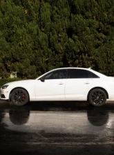 Street Aero Cross Faded Side Skirt Splitter Set Audi A4 Sedan 2017-2019                                     - s-ssa-aud-004-cf-s81c - Image 6