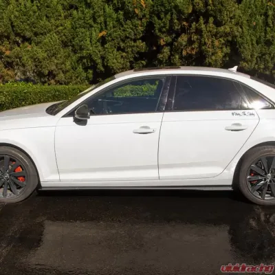 Street Aero Cross Faded Side Skirt Splitter Set Audi A4 Sedan 2017-2019 - s-ssa-aud-004-cf-s81c