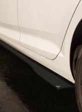 Street Aero Cross Faded Side Skirt Splitter Set Audi A4 Sedan 2017-2019                                     - s-ssa-aud-004-cf-s81c - Image 9