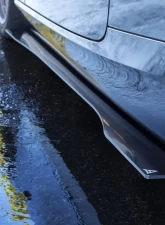 Street Aero Cross Faded Side Skirt Splitter Set BMW 335i Convertible 2008                                     - s-ssa-bmw-002-cf-78.5c - Image 10
