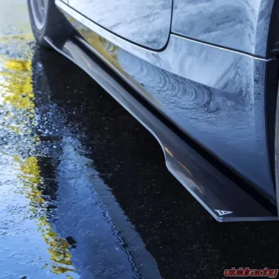 Street Aero Cross Faded Side Skirt Splitter Set BMW 335i Convertible 2008 - s-ssa-bmw-002-cf-78.5c
