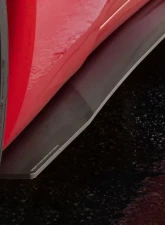 Street Aero Cross Faded Side Skirt Splitter Set Chevrolet Corvette C5 Z06 1997-2004                                     - s-ssa-chv-012-cf-s75 - Image 11