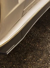Street Aero Cross Faded Side Skirt Splitter Set Chevrolet Corvette C6 2005-2013                                     - s-ssa-chv-011-cf-s75.5 - Image 11