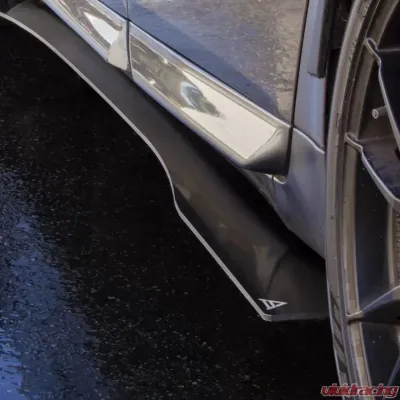 Street Aero Cross Faded Side Skirt Splitter Set Audi S4 Sedan 2002-2008 - s-ssa-aud-002-cf-s74.5
