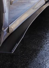 Street Aero Cross Faded Side Skirt Splitter Set Audi S4 Sedan 2002-2008                                     - s-ssa-aud-002-cf-s74.5 - Image 13