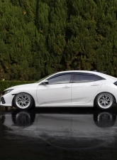 Street Aero Cross Faded Side Skirt Splitter Set Honda Civic Hatchback 2017-2021                                     - s-ssa-hon-018-cf-s75.5 - Image 8