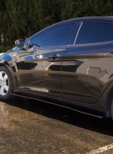 Street Aero Cross Faded Side Skirt Splitter Set Hyundai Elantra Sedan 2011-2016                                     - s-ssa-hyn-004-cf-s78 - Image 9