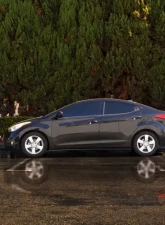Street Aero Cross Faded Side Skirt Splitter Set Hyundai Elantra Sedan 2011-2016                                     - s-ssa-hyn-004-cf-s78 - Image 8