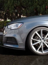 Street Aero Front Splitter Audi A3 Sedan 2017-2020                                     - s-fsa-aud-02 - Image 2