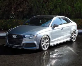Street Aero Front Splitter Audi A3 Sedan 2017-2020