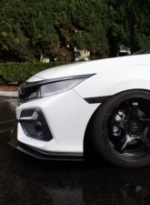 Street Aero Front Splitter Honda Civic Hatchback Sport 2016-2021                                     - s-fsa-hon-01 - Image 2