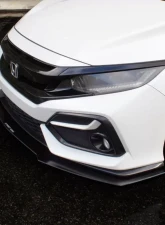 Street Aero Front Splitter Honda Civic Hatchback Sport 2016-2021                                     - s-fsa-hon-01 - Image 3
