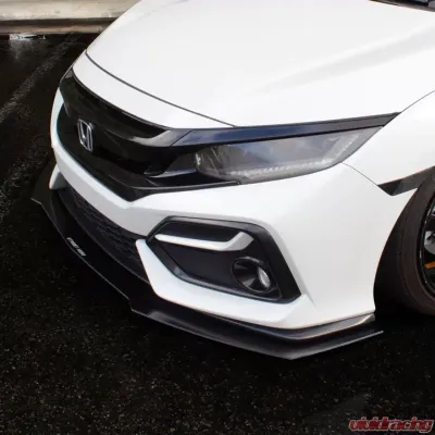 Street Aero Front Splitter Honda Civic Hatchback Sport 2016-2021 - s-fsa-hon-01