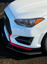 Street Aero Front Splitter Hyundai Veloster Turbo N 2019-2023                                     - s-fsa-hyn-02 - Image 3