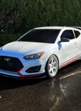 Street Aero Front Splitter Hyundai Veloster Turbo N 2019-2023                                     - s-fsa-hyn-02 - Image 4