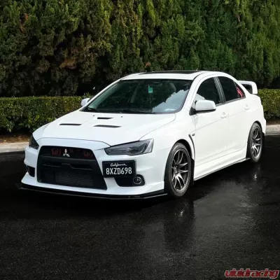 Street Aero Front Splitter Mitsubishi Lancer Evo GSR 2008-2017 - s-fsa-mit-01