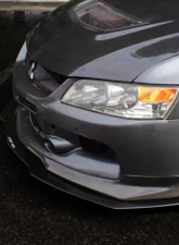 Street Aero Front Splitter Mitsubishi Lancer Evo IX (JS Style Front Lip) 2002-2007                                     - s-fsa-mit-02 - Image 3