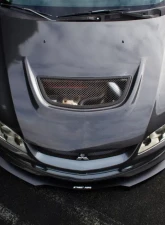 Street Aero Front Splitter Mitsubishi Lancer Evo IX (JS Style Front Lip) 2002-2007                                     - s-fsa-mit-02 - Image 4