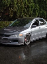 Street Aero Front Splitter Mitsubishi Lancer Evo IX (JS Style Front Lip) 2002-2007                                     - s-fsa-mit-02 - Image 4