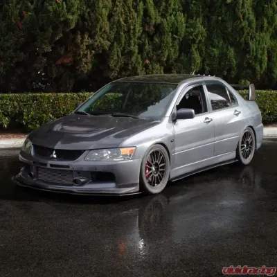 Street Aero Front Splitter Mitsubishi Lancer Evo IX (JS Style Front Lip) 2002-2007 - s-fsa-mit-02