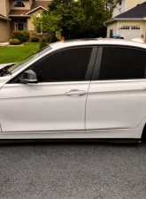 Street Aero Cross Faded Side Skirt Splitter Set BMW 335i Sport                                     - s-ssa-bmw-003-cf-78 - Image 9