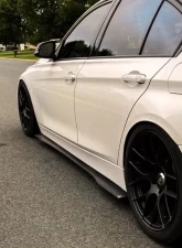 Street Aero Cross Faded Side Skirt Splitter Set BMW 335i Sport                                     - s-ssa-bmw-003-cf-78 - Image 10