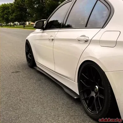 Street Aero Cross Faded Side Skirt Splitter Set BMW 335i Sport - s-ssa-bmw-003-cf-78