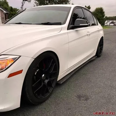 Street Aero Cross Faded Side Skirt Splitter Set BMW 335i Sport - s-ssa-bmw-003-cf-78