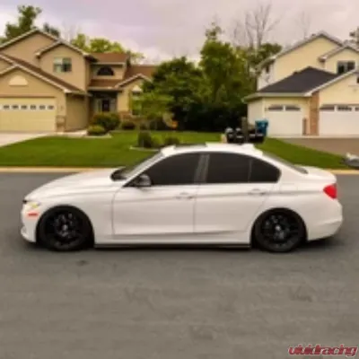 Street Aero Cross Faded Side Skirt Splitter Set BMW 335i Sport - s-ssa-bmw-003-cf-78
