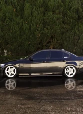 Street Aero Cross Faded Side Skirt Splitter Set BMW 328i e90 2006-2012                                     - s-ssa-bmw-007-cf-s79.5c - Image 8