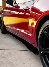 Street Aero Cross Faded Side Skirt Splitter Set Chevrolet Camaro LS 2010-2015                                     - s-ssa-chv-003-cf-s80 - Image 10