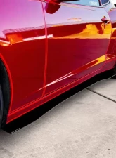 Street Aero Cross Faded Side Skirt Splitter Set Chevrolet Camaro LS 2010-2015                                     - s-ssa-chv-003-cf-s80 - Image 12