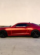 Street Aero Cross Faded Side Skirt Splitter Set Chevrolet Camaro LS 2010-2015                                     - s-ssa-chv-003-cf-s80 - Image 8
