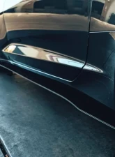 Street Aero Cross Faded Side Skirt Splitter Set Chevrolet Camaro SS 2020                                     - s-ssa-chv-005-cf-s80 - Image 10