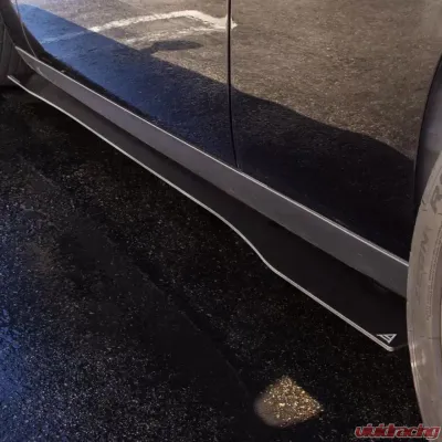 Street Aero Cross Faded Side Skirt Splitter Set Dodge Challenger Scat Pack 2019-2022` - s-ssa-dge-002-cf-s81