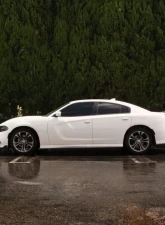 Street Aero Cross Faded Side Skirt Splitter Set Dodge Charger GT 2015-2022                                     - s-ssa-dge-004-cf-s86.5 - Image 8